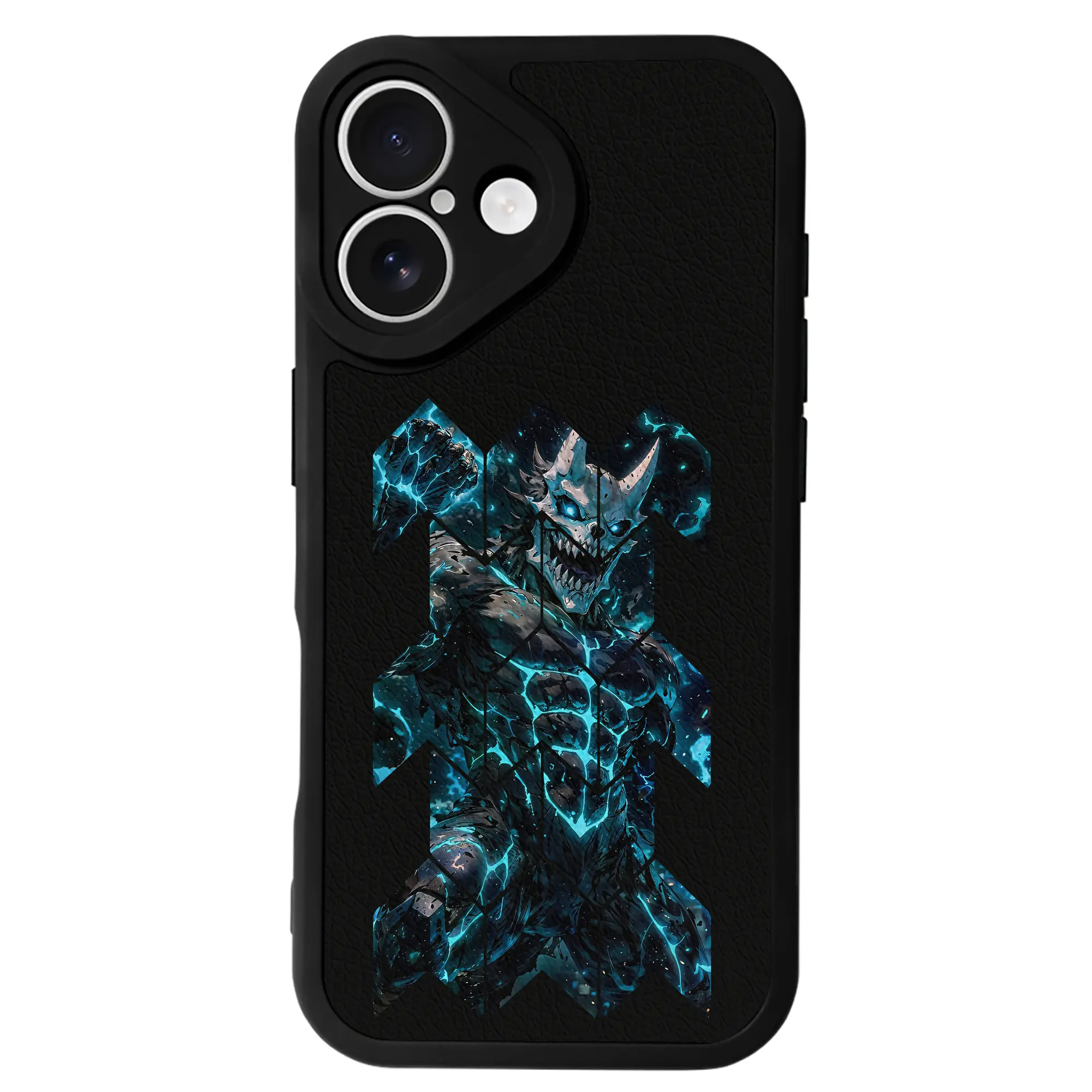 怪獣8号 グッズ,日比野カフカ - IPhone 16シリーズ対応 ・ シリコンスマホケース ・ レザー調 ・ 高精度フィット ・ 耐衝撃 ・ ワイヤレス充電対応 ・ 精密カット